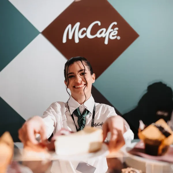 Bundespresseball Sponsor McCafé